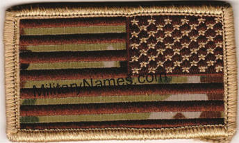 REVERSE AMERICAN FLAGS BAGBY BORDER