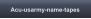 Acu-usarmy-name-tapes
